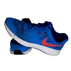 Nike Star Runner Trainer Boys Pre-owned Blue & Red Sneakers - sz. 6.5